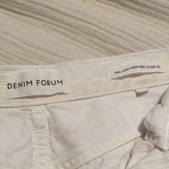 Denim Forum White Jeans - Picture 2 of 5
